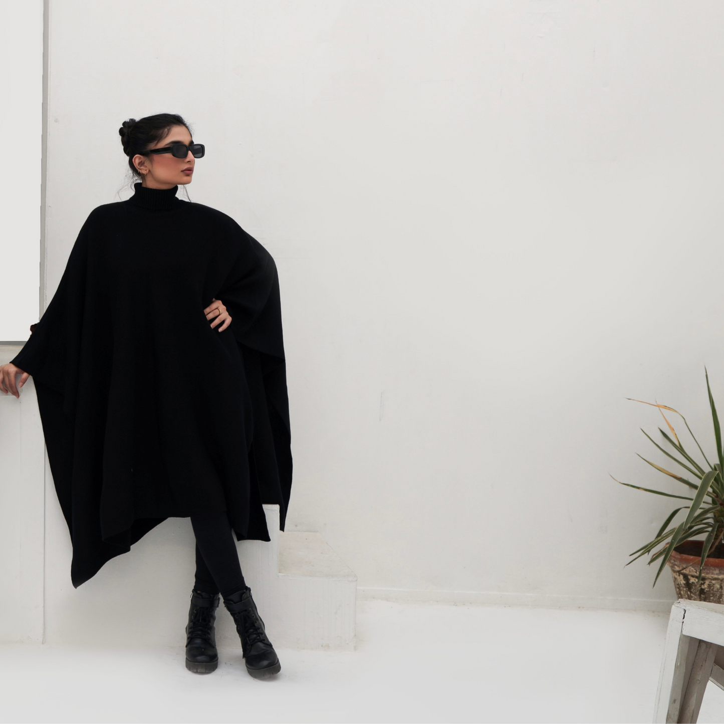 Noir Cape Shawl