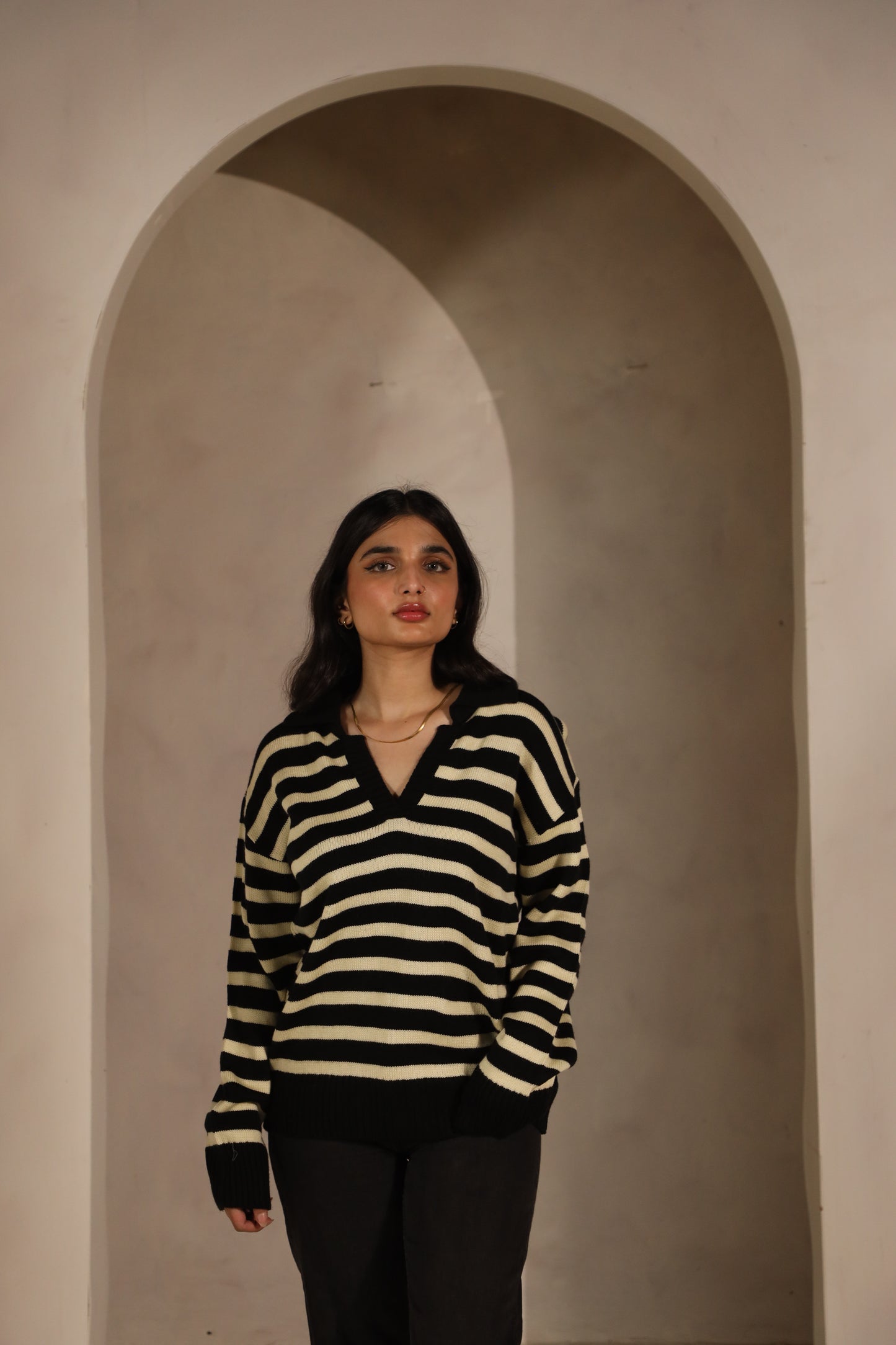 Shadow Stripe Sweater