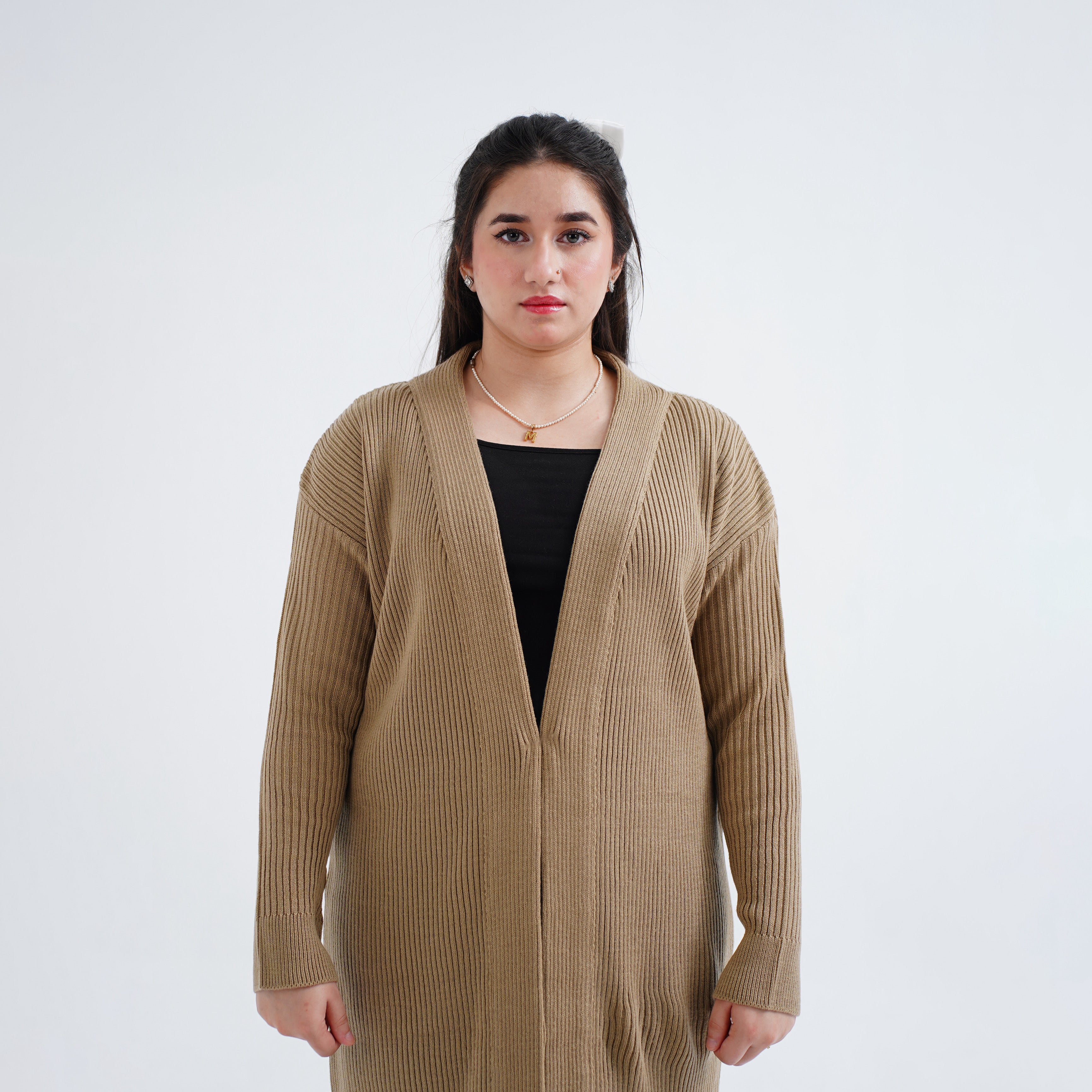 Oatmeal Long Cardigan