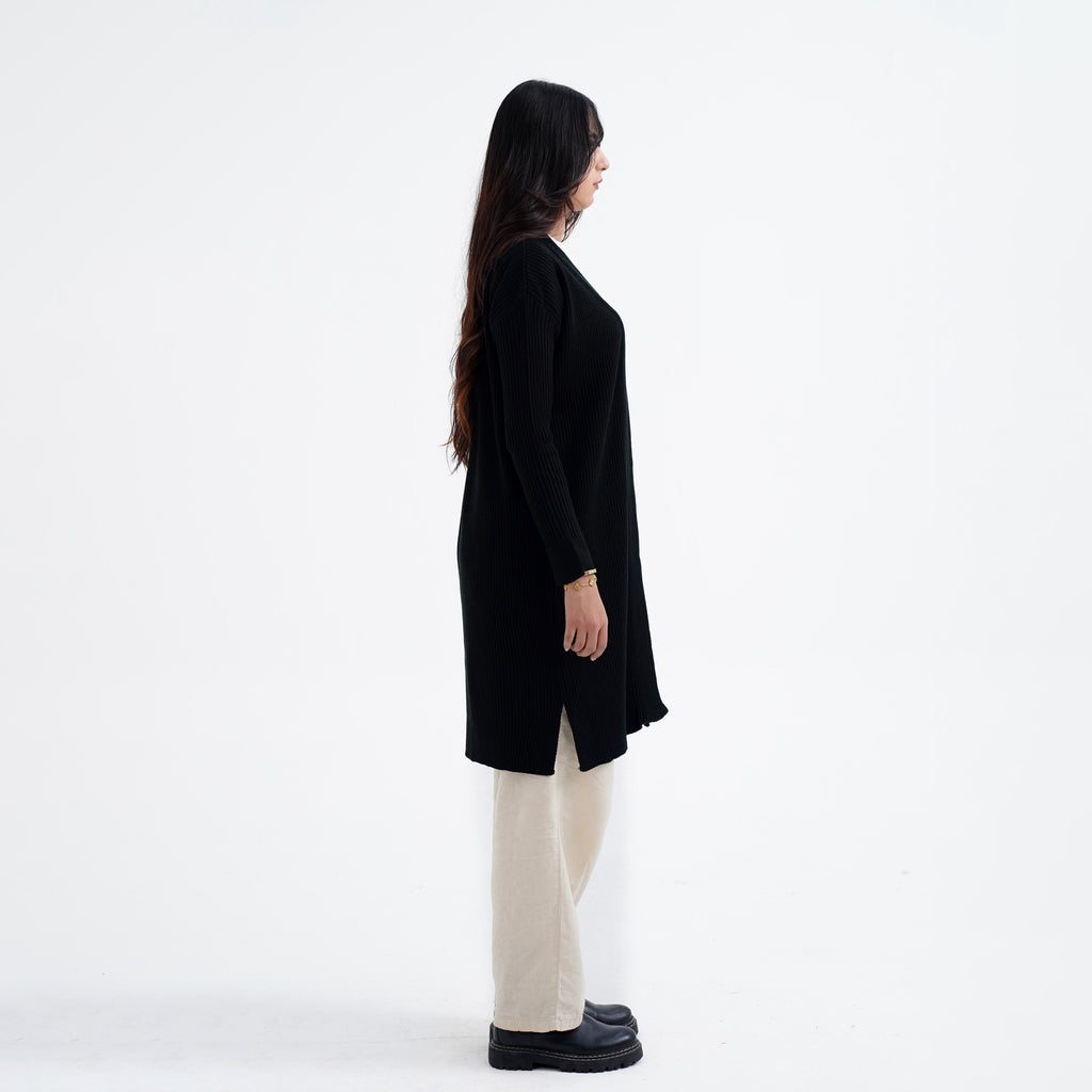 Onyx Long Cardigan