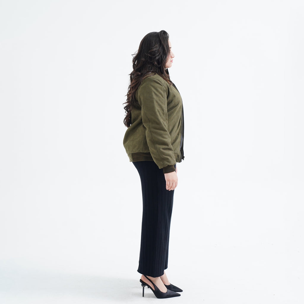 Olive Suede Jacket