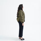 Olive Suede Jacket