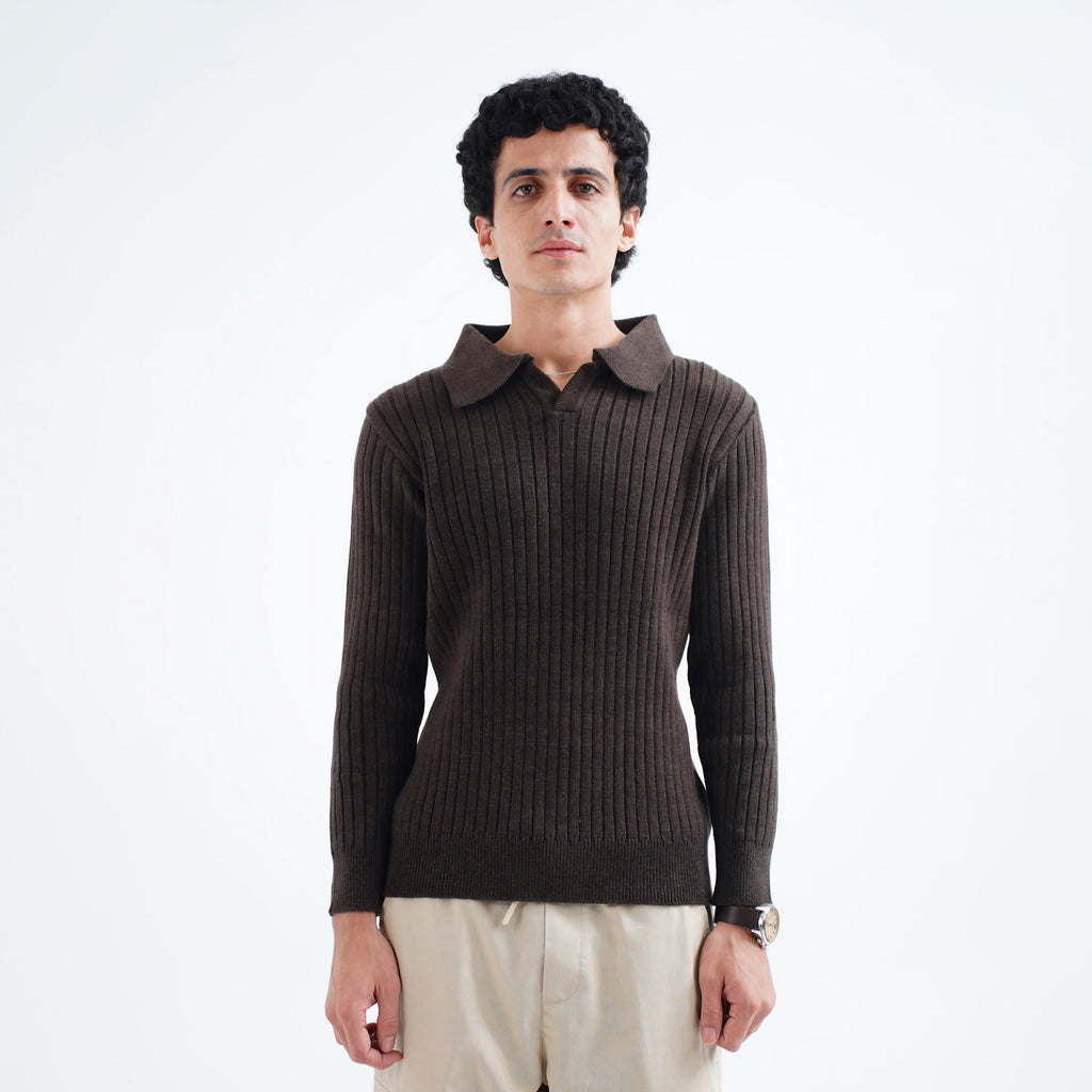 Espresso Rib Polo