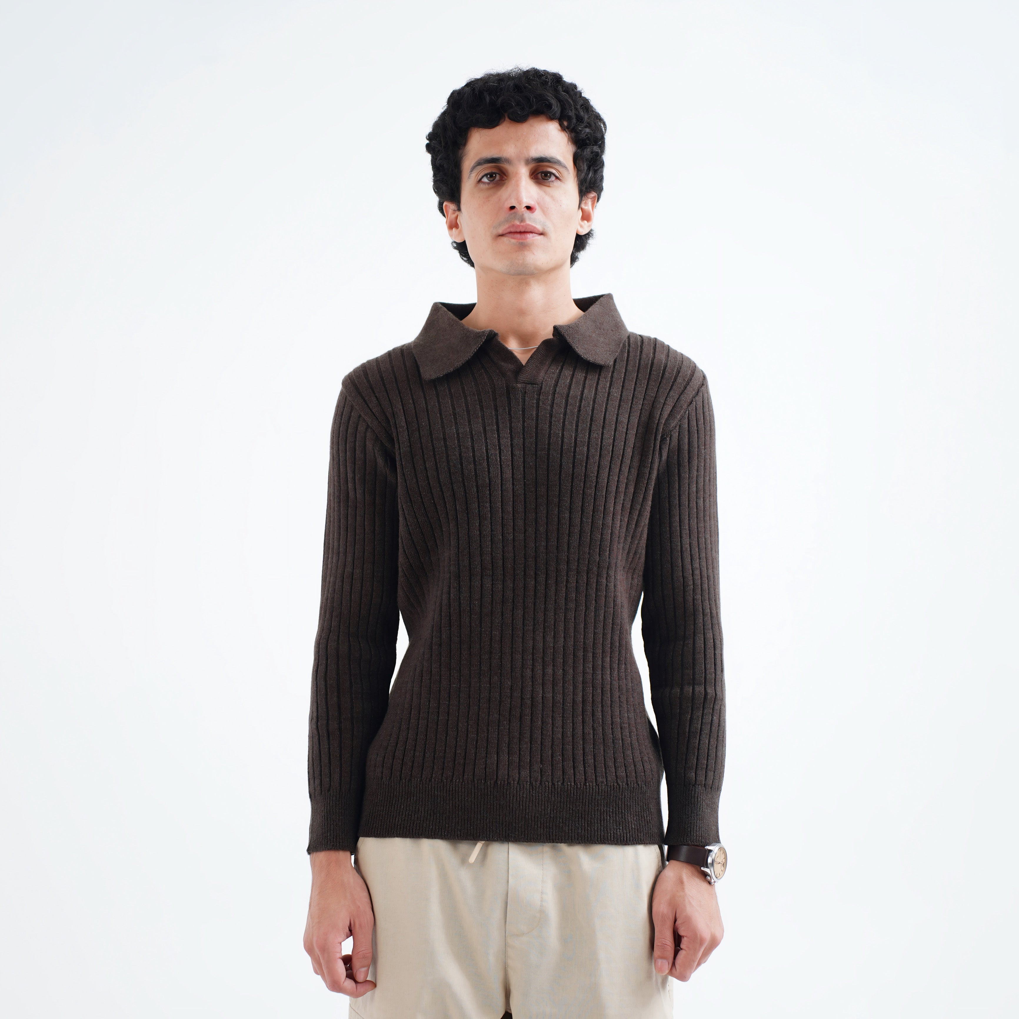 Espresso Rib Polo