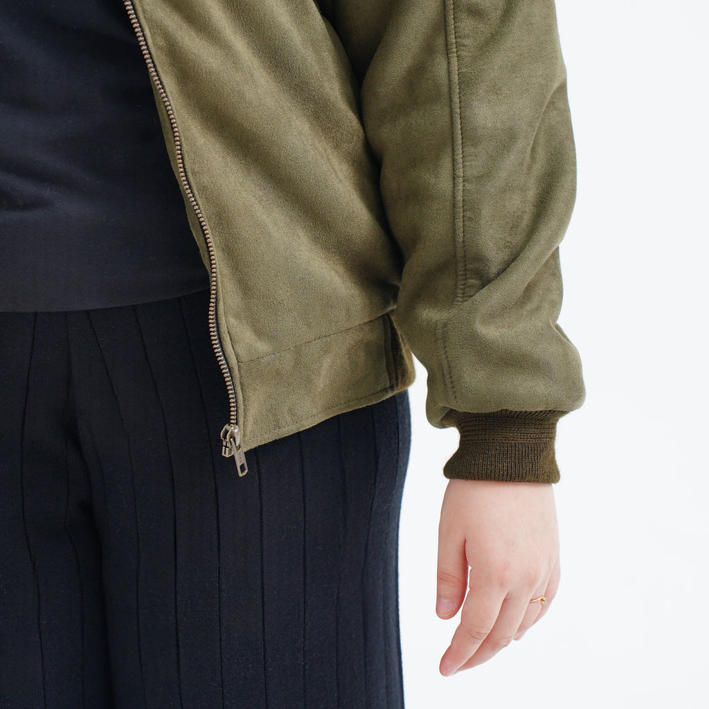 Olive Suede Jacket