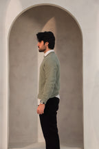 Matcha Chevron Sweater