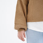 Tan V-Neck Jumper