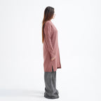 Muted Rose Long Cardigan