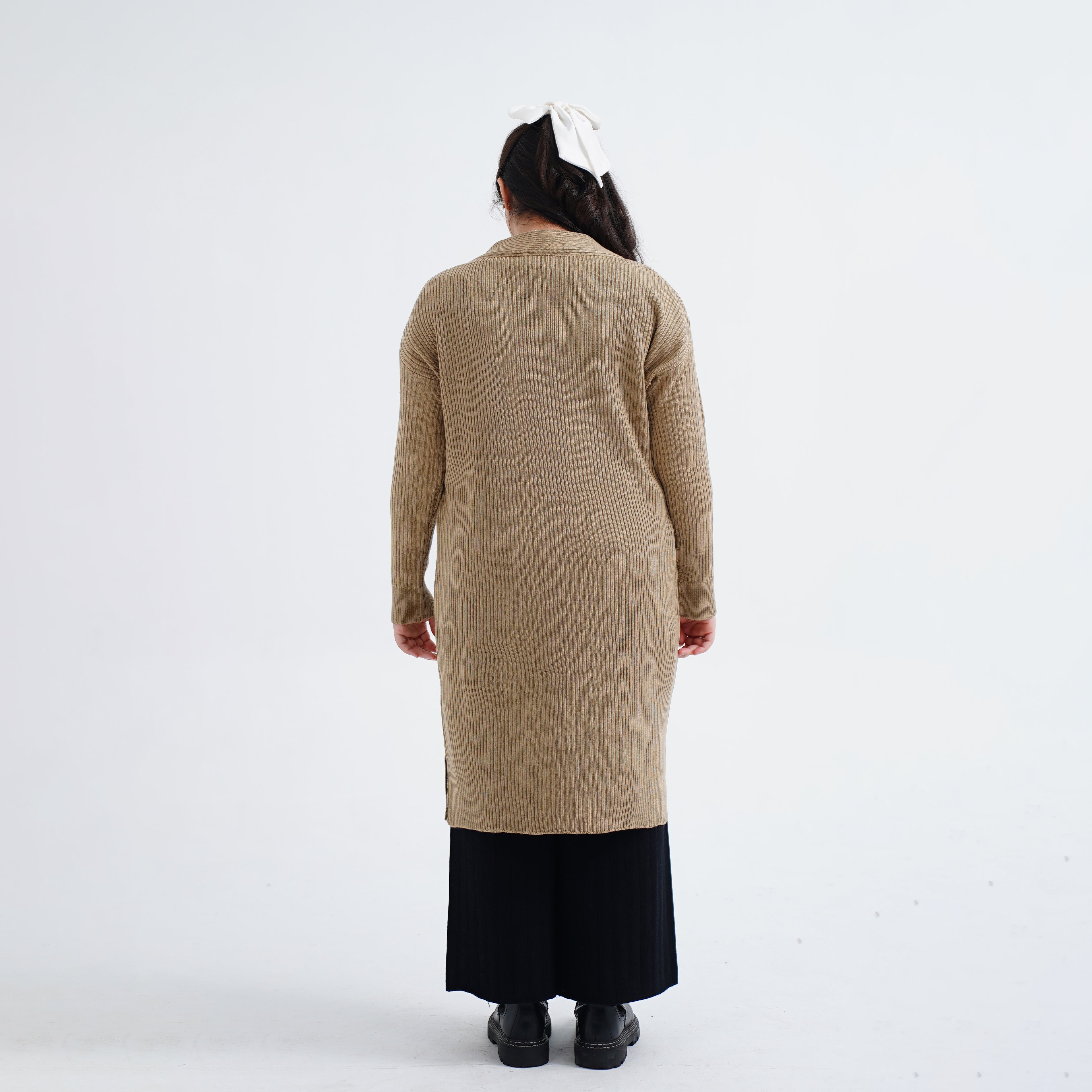 Oatmeal Long Cardigan