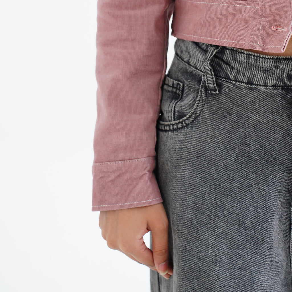 Corduroy Cropped Jacket