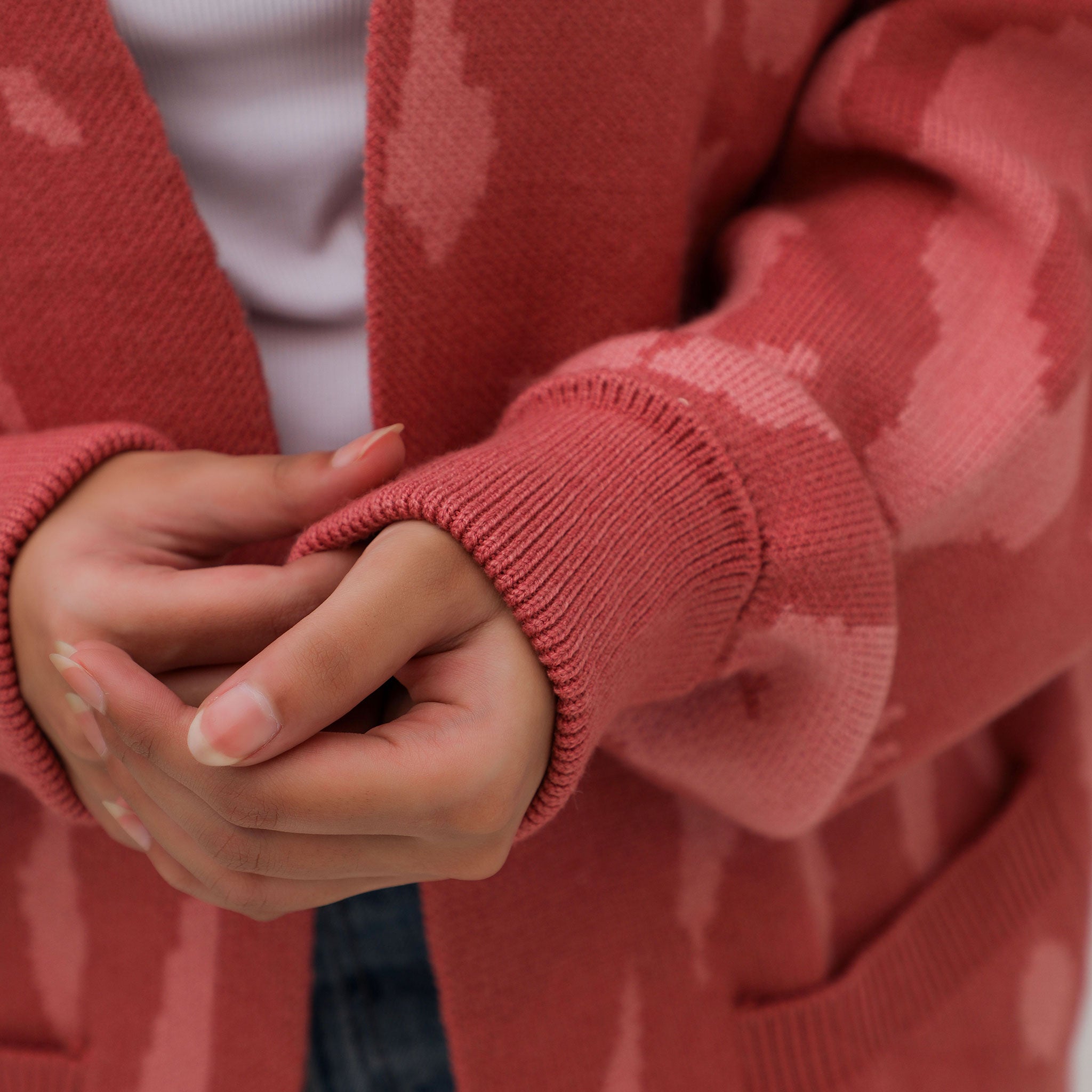 Frost Fire Long Sweater