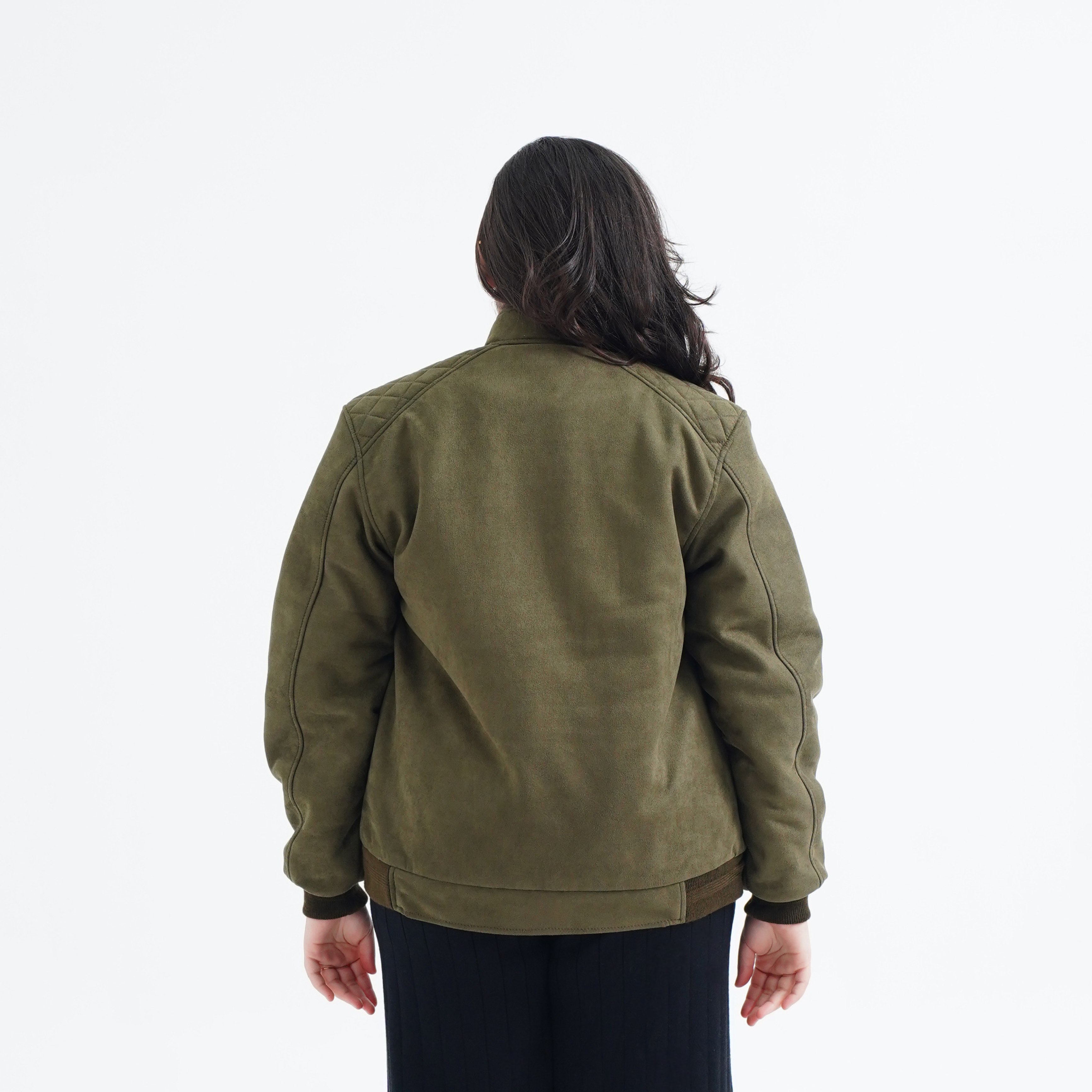 Olive Suede Jacket