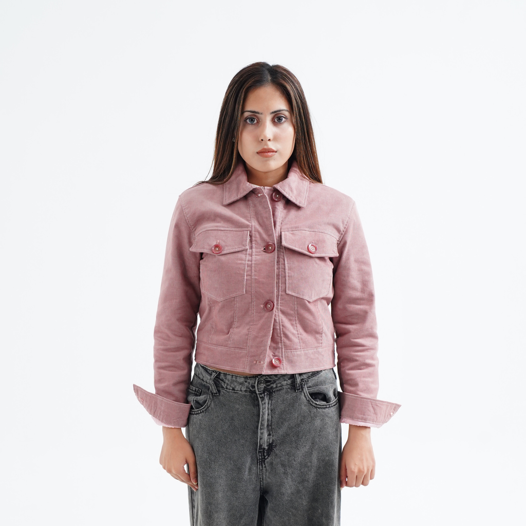 Corduroy Cropped Jacket